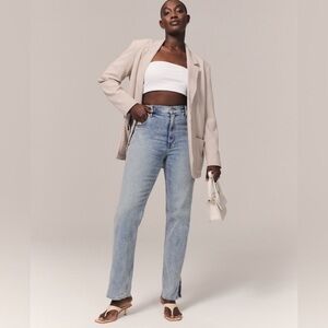 Abercrombie & Fitch 90’s Straight Ulta High Rise Jean